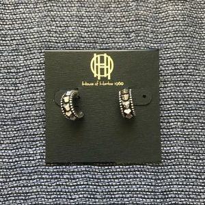 NEW: Small Studded Hoop Earring